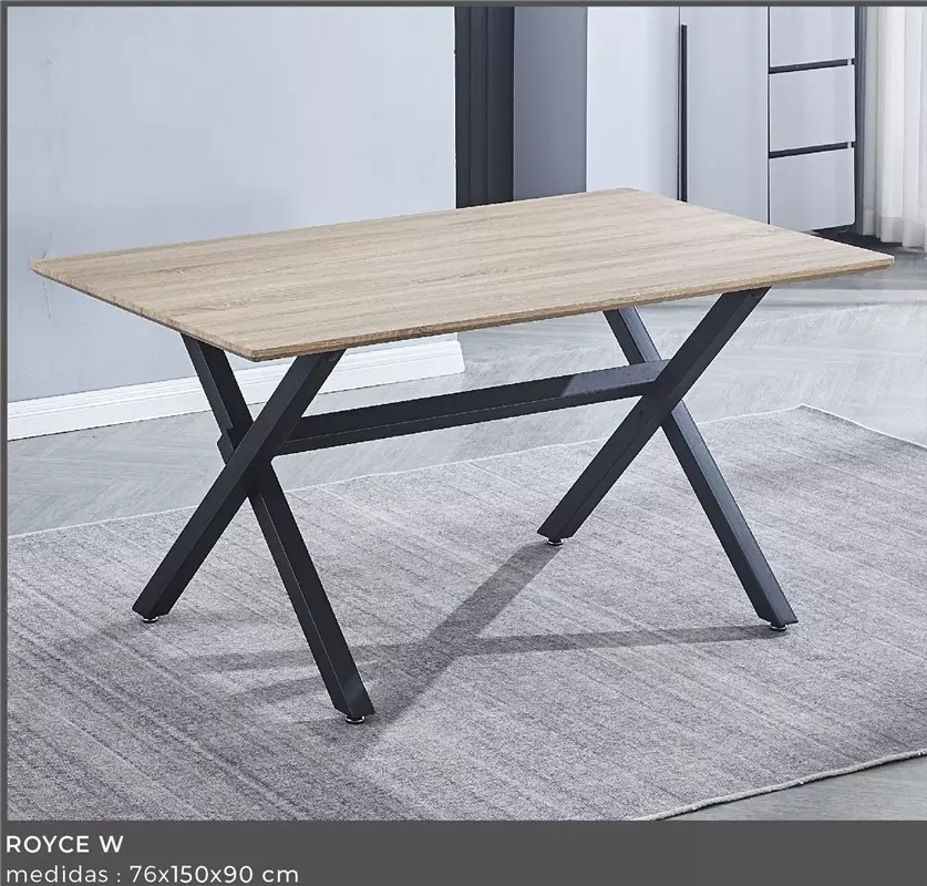CONJUNTO MESA ROYCE W + 4 SILLAS RORY - Imagen 2