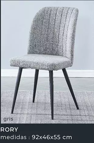 CONJUNTO MESA ROYCE W + 4 SILLAS RORY - Imagen 4